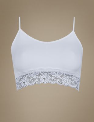 Lace Trim Santoni Bralet